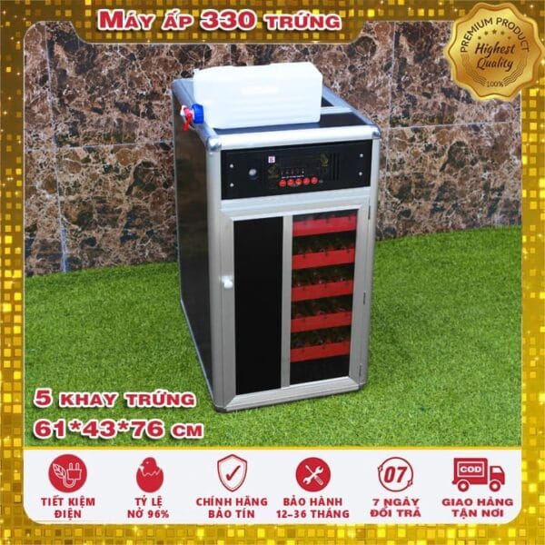 MÁY ẤP TRỨNG GÀ VỊT 300 TRỨNG